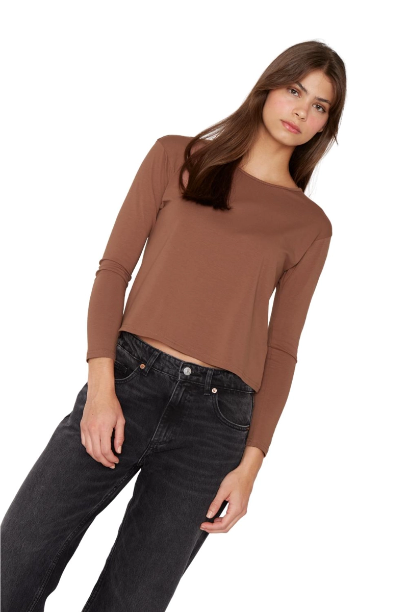 POLERA CLARA II CAFE  JACINTA TIENDA - 3