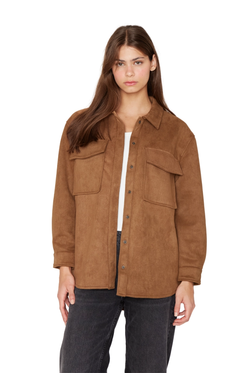 CHAQUETA BROOK CAMEL JACINTA TIENDA - 4