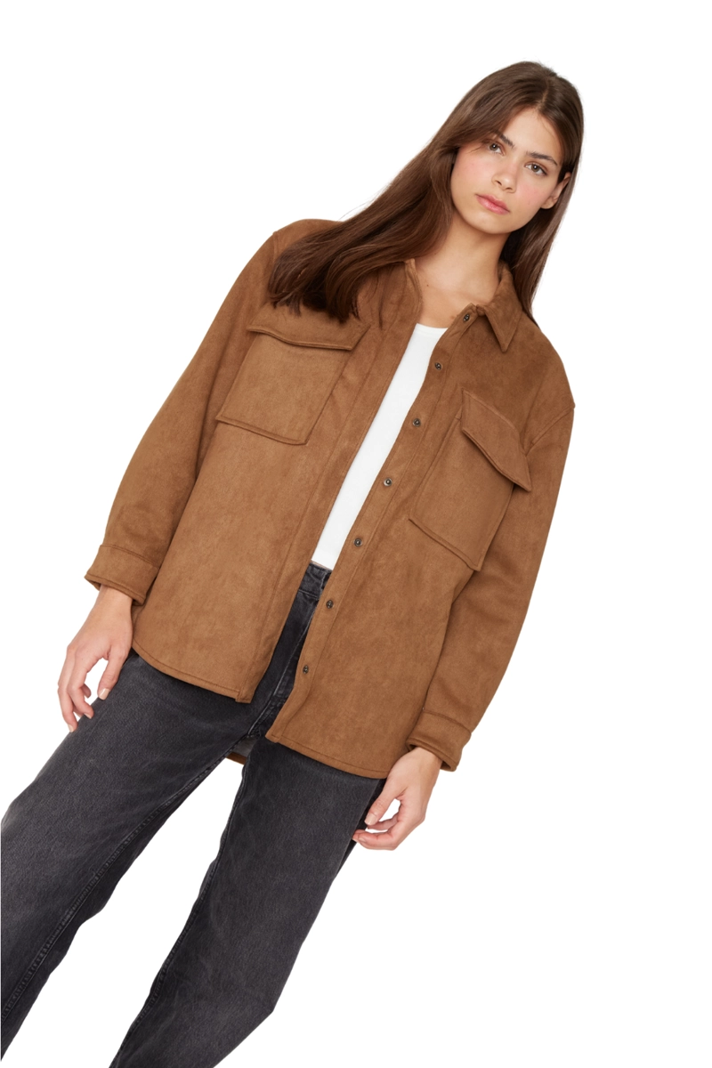 CHAQUETA BROOK CAMEL JACINTA TIENDA - 5