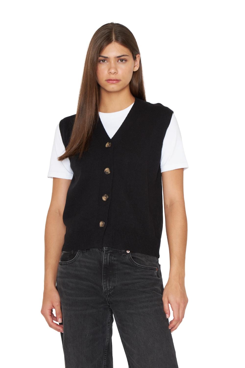CHALECO VALE NEGRO JACINTA TIENDA - 1