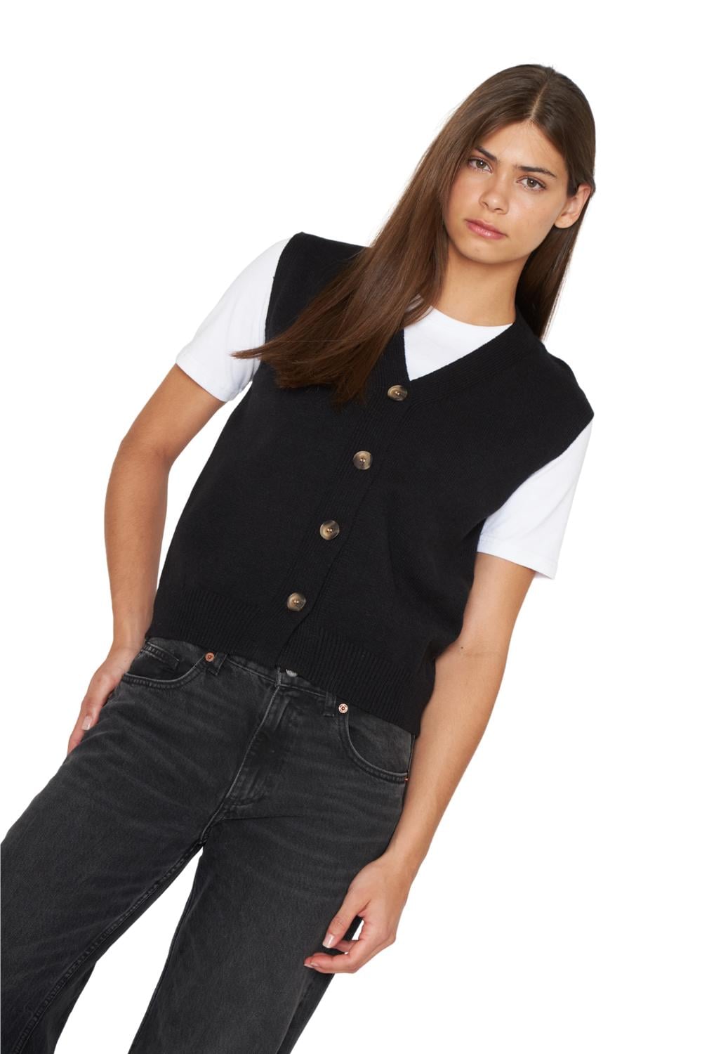 CHALECO VALE NEGRO JACINTA TIENDA - 3