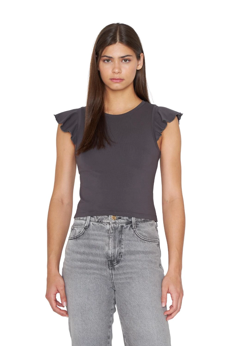 POLERA GRACIA ALITAS III CHOCOLATE JACINTA TIENDA - 1