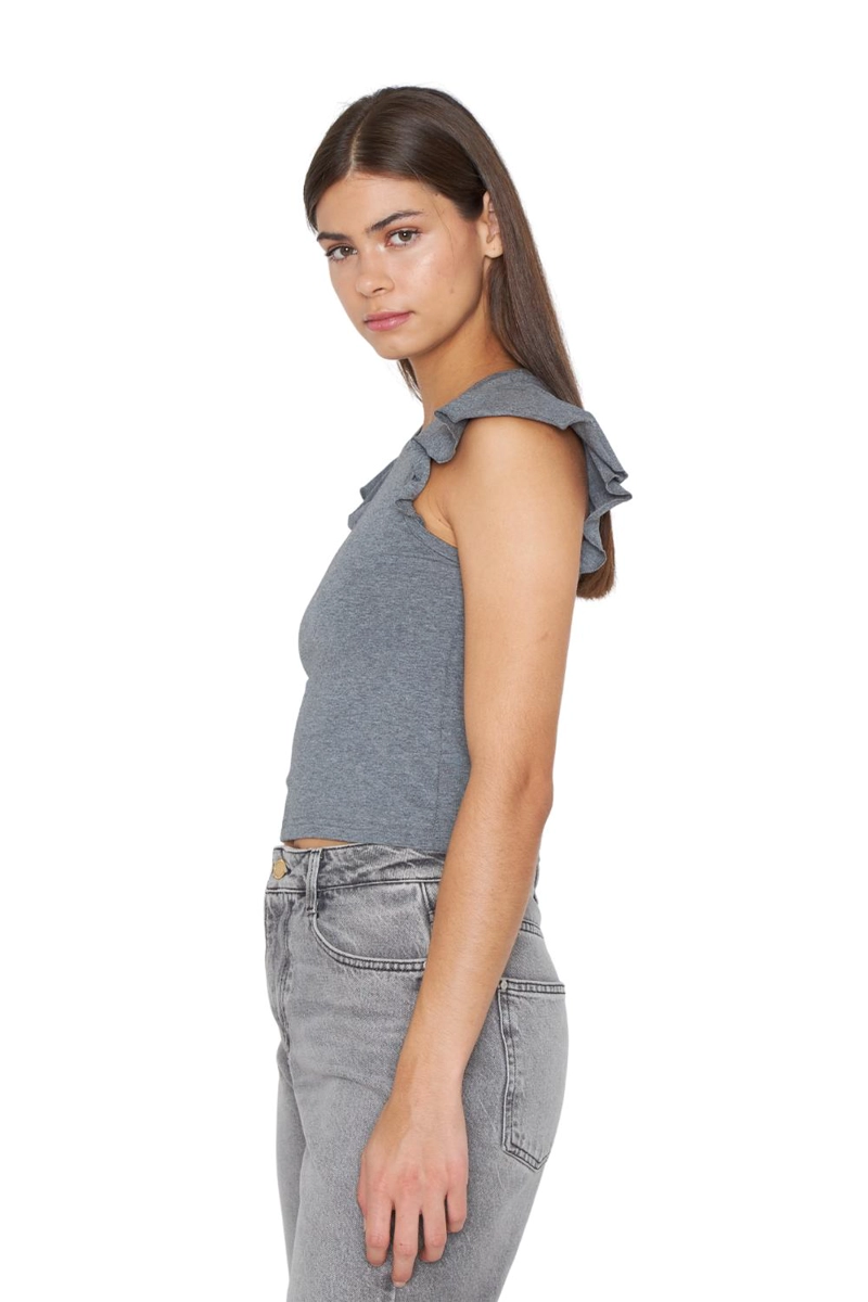 POLERA GRACIA ALITAS III GRIS JACINTA TIENDA - 3