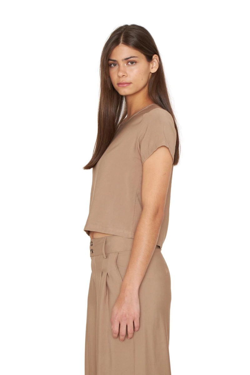 POLERA ANA MANGA CORTA CRUDO JACINTA TIENDA - 2