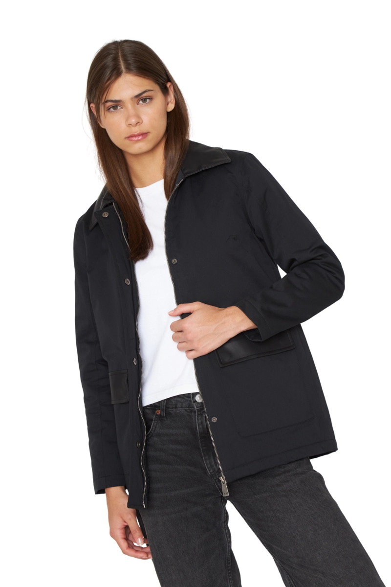 CHAQUETA PORTER NEGRA JACINTA TIENDA - 2