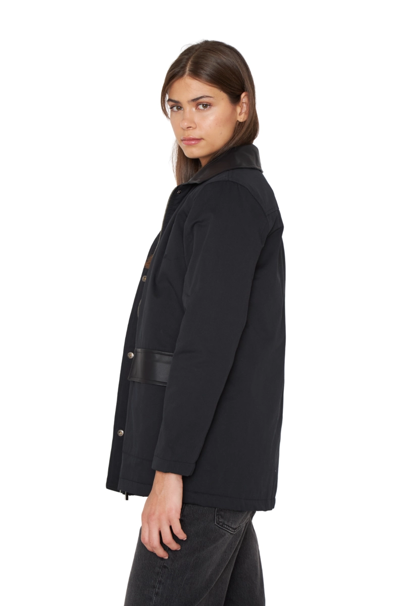 CHAQUETA PORTER NEGRA JACINTA TIENDA - 3