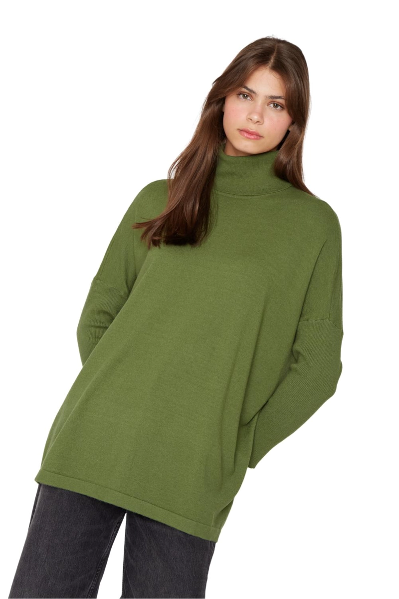 CHALECO MANUELA LARGO III VERDE JACINTA TIENDA - 3