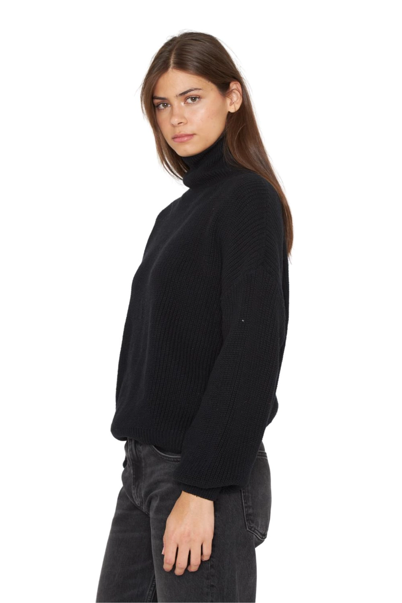 CHALECO VIOLETA NEGRO JACINTA TIENDA - 2
