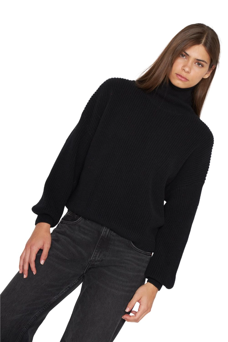CHALECO VIOLETA NEGRO JACINTA TIENDA - 5