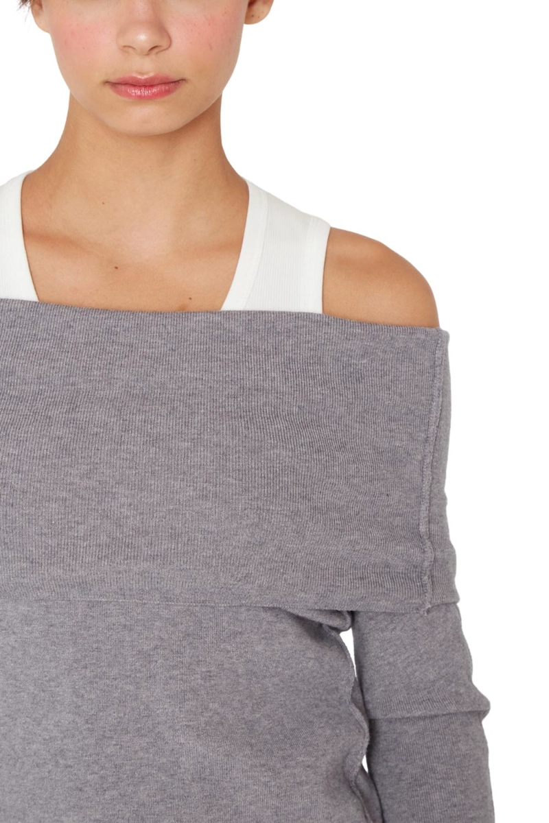 CHALECO SHOULDER GRIS JACINTA TIENDA - 7
