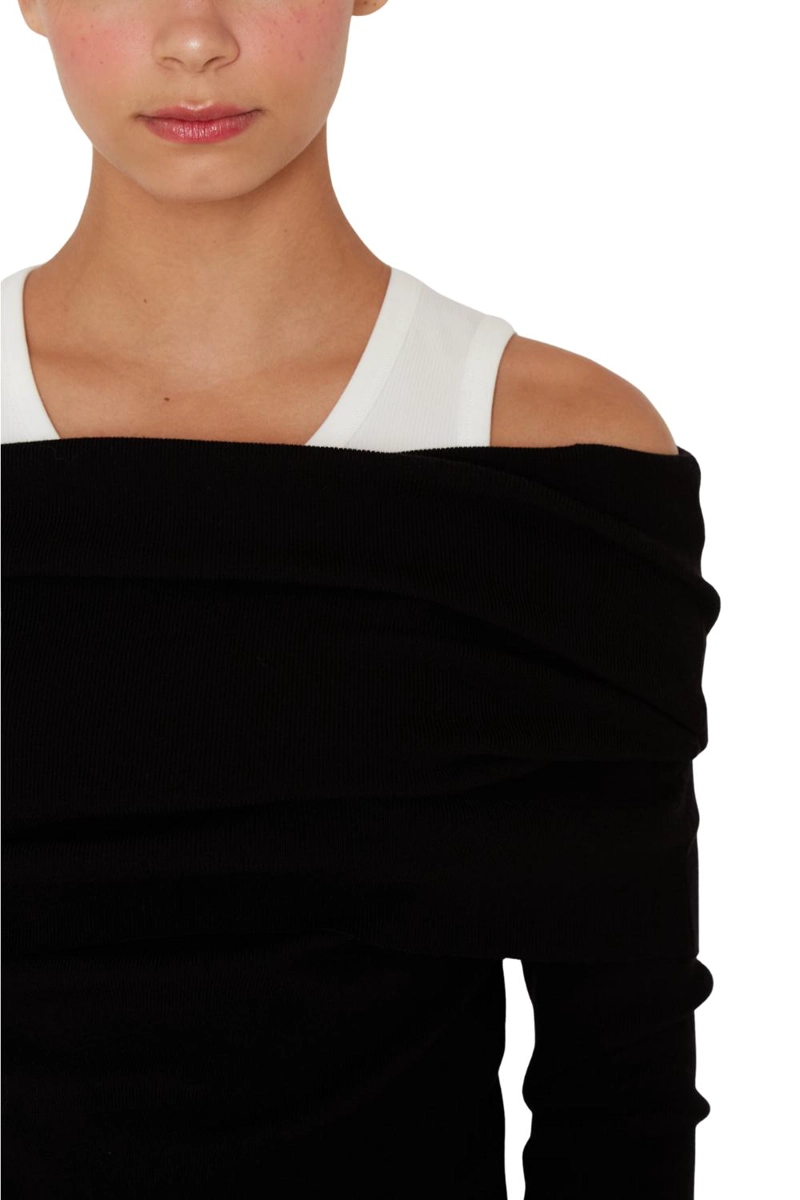CHALECO SHOULDER NEGRO JACINTA TIENDA - 7