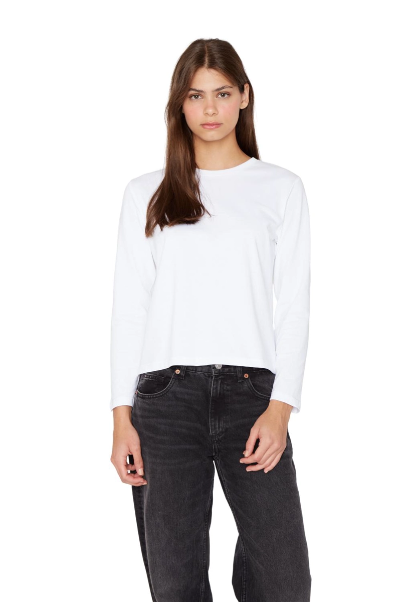 POLERA JACINTA MANGA LARGA BLANCA JACINTA TIENDA - 1