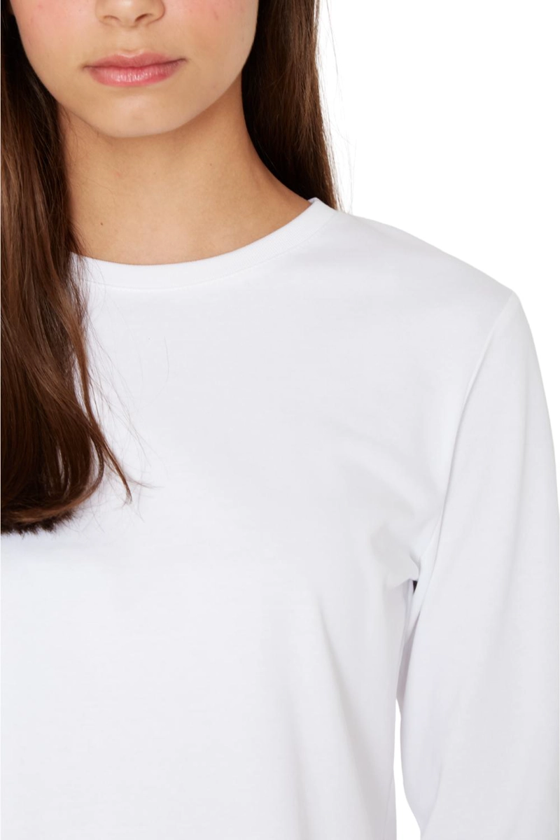 POLERA JACINTA MANGA LARGA BLANCA JACINTA TIENDA - 6
