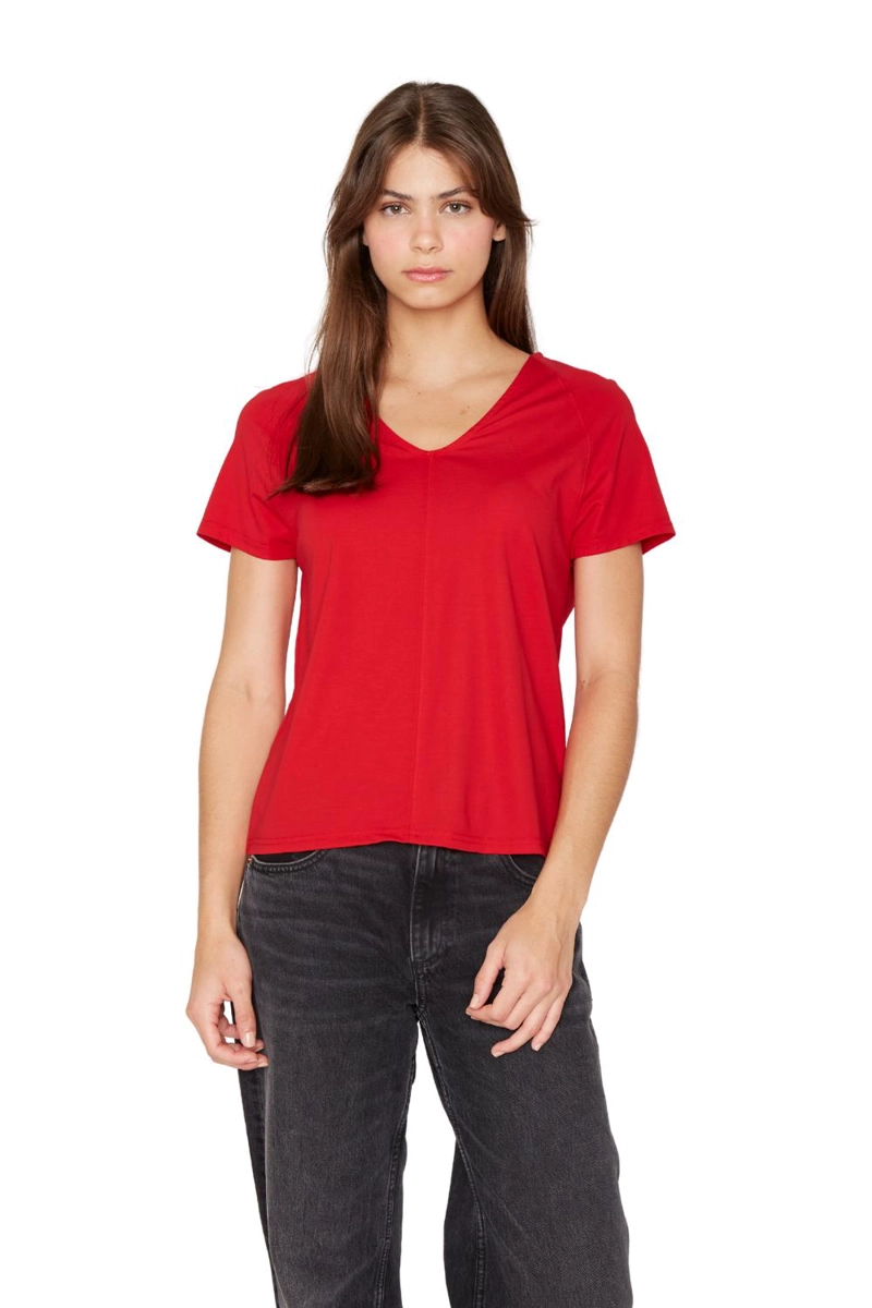 POLERA ELENA ROJO JACINTA TIENDA - 1