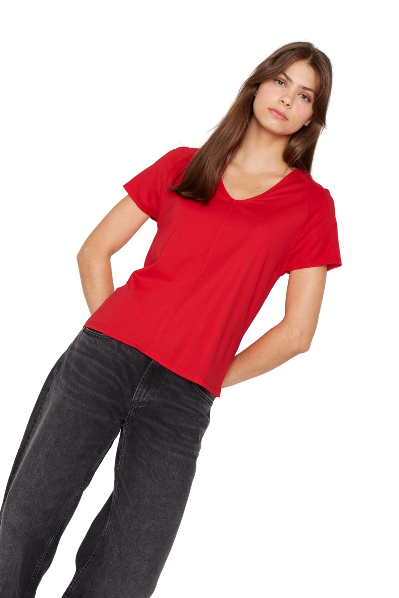 POLERA ELENA ROJO JACINTA TIENDA - 3