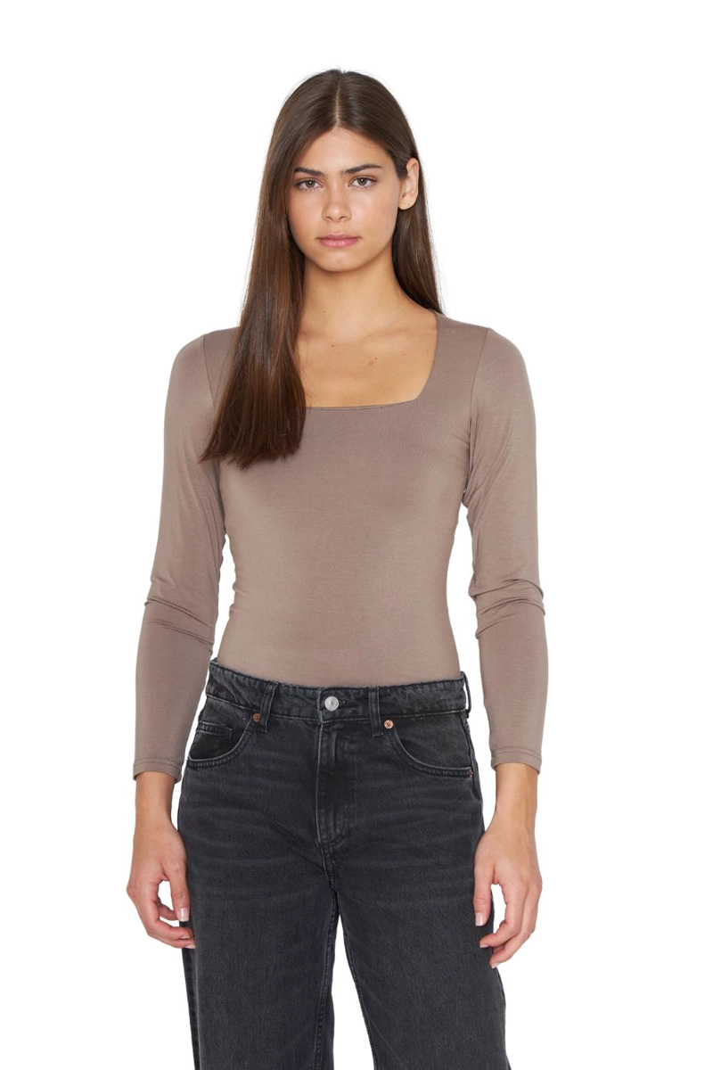 POLERA EMILIA CAFE  JACINTA TIENDA - 1