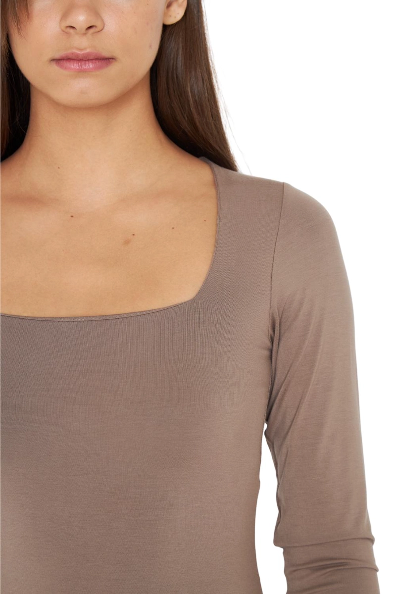 POLERA EMILIA CAFE  JACINTA TIENDA - 6