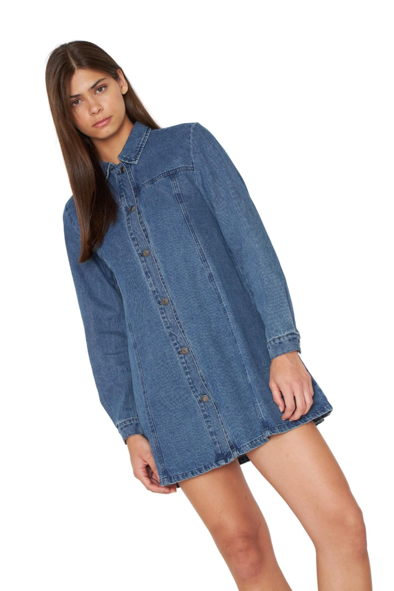 VESTIDO SIMONA AZUL JACINTA TIENDA - 2