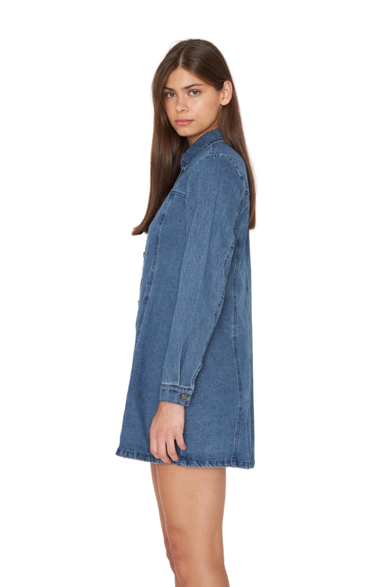 VESTIDO SIMONA AZUL JACINTA TIENDA - 4