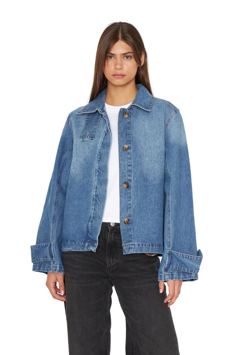 CHAQUETA DENIM OLIVIA AZUL JACINTA TIENDA - 2