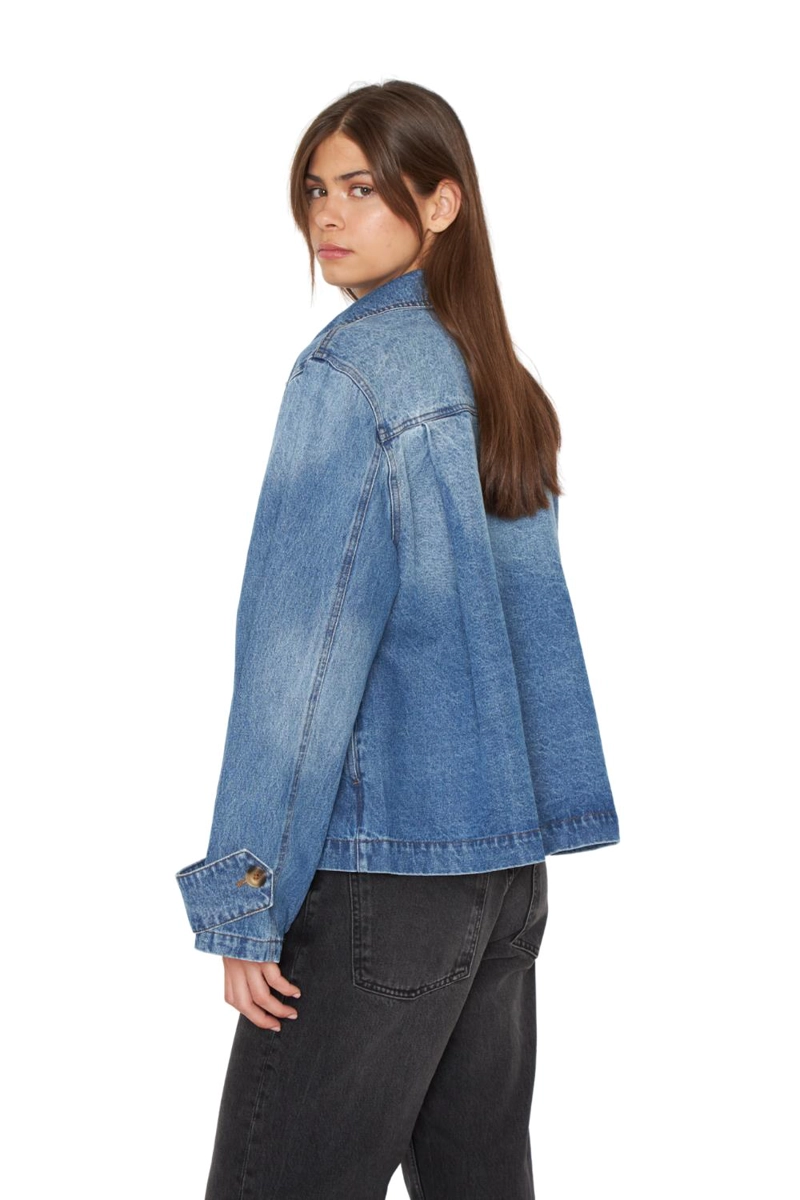 CHAQUETA DENIM OLIVIA AZUL JACINTA TIENDA - 5