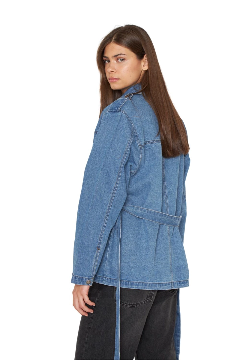 CHAQUETA DENIM POLA AZUL JACINTA TIENDA - 4