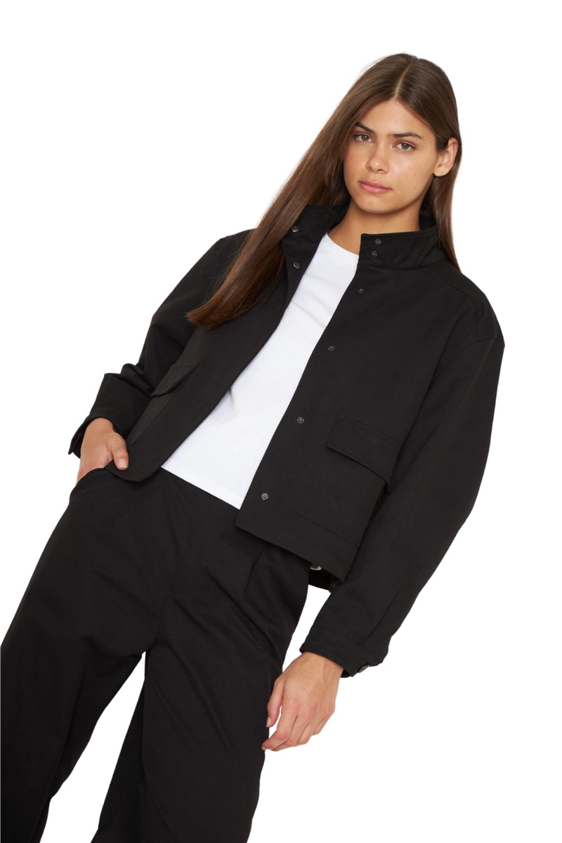 CHAQUETA HARPER NEGRA JACINTA TIENDA - 1