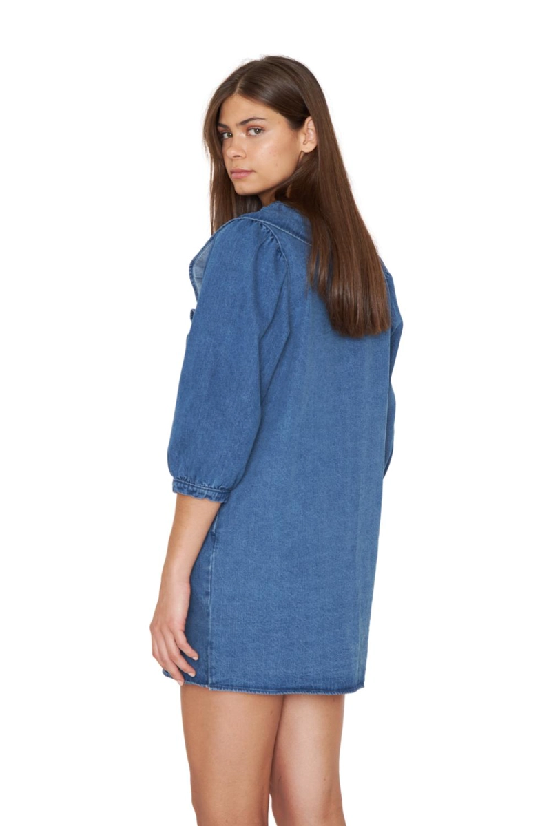 VESTIDO CE LINE AZUL JACINTA TIENDA - 4
