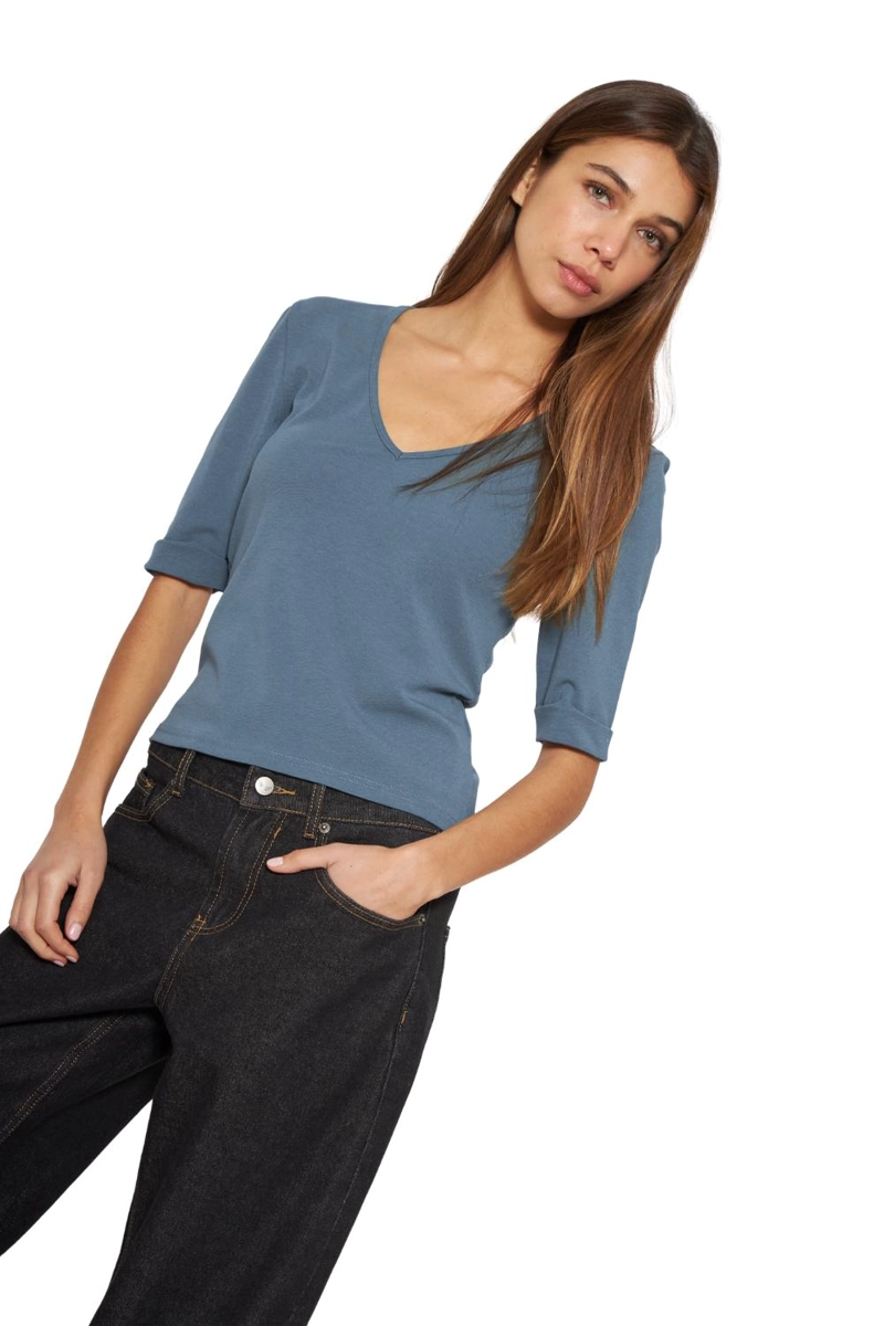 POLERA CAMI VERDE JACINTA TIENDA - 5