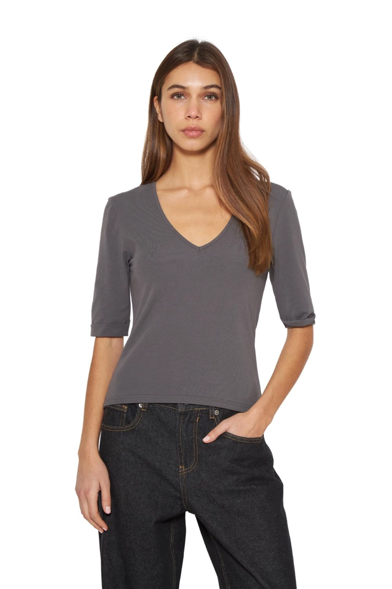 POLERA CAMI CAFE  JACINTA TIENDA - 1