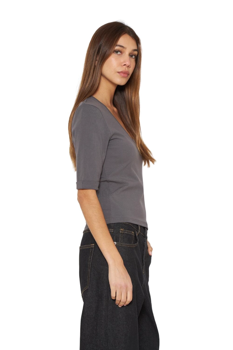 POLERA CAMI CAFE  JACINTA TIENDA - 2