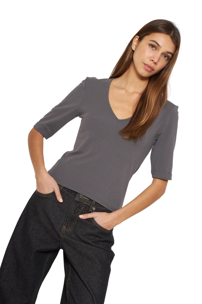 POLERA CAMI CAFE  JACINTA TIENDA - 3