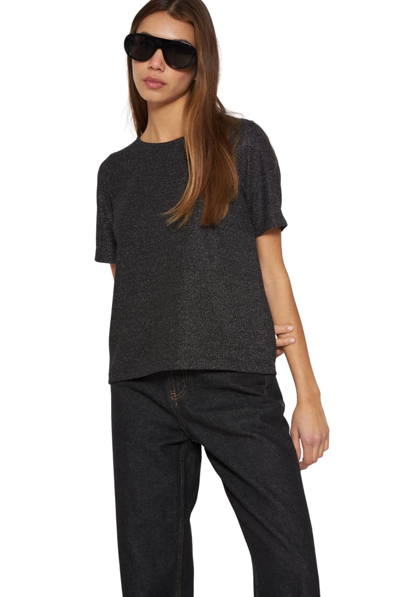 POLERA TESA BLACK SILVER JACINTA TIENDA - 2