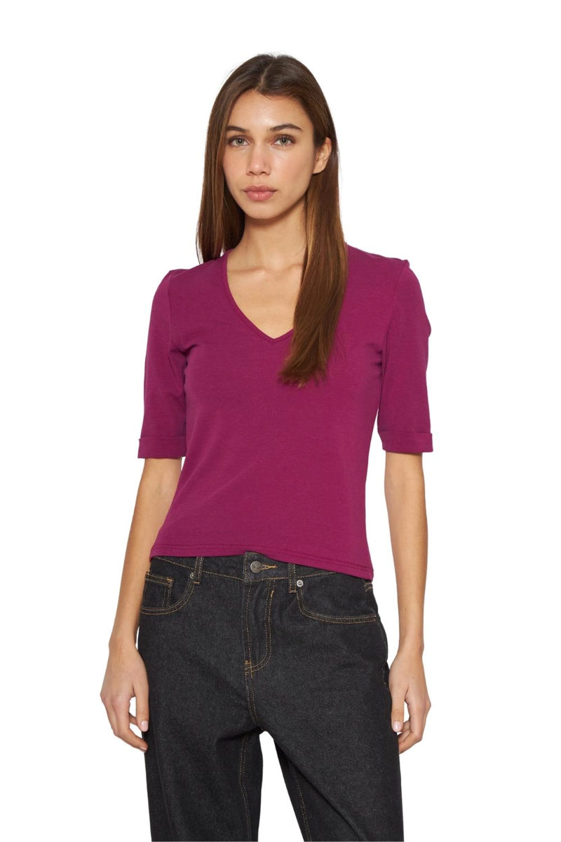 POLERA CAMI FUCSIA JACINTA TIENDA - 1
