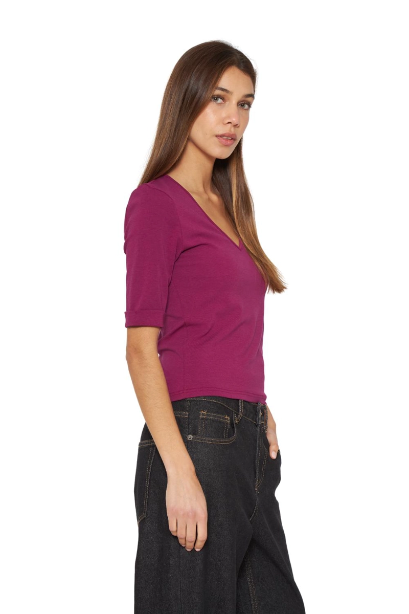 POLERA CAMI FUCSIA JACINTA TIENDA - 2