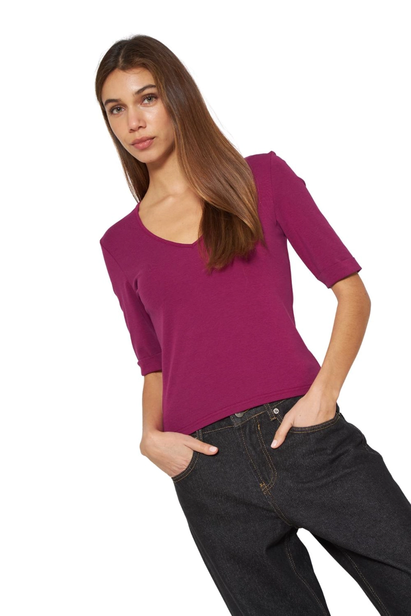 POLERA CAMI FUCSIA JACINTA TIENDA - 3