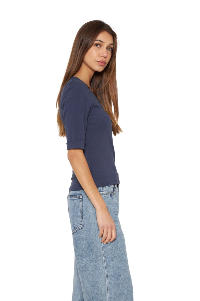 POLERA CAMI AZUL JACINTA TIENDA - 2