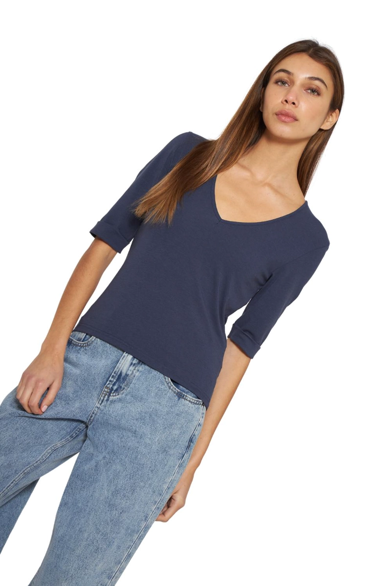 POLERA CAMI AZUL JACINTA TIENDA - 4