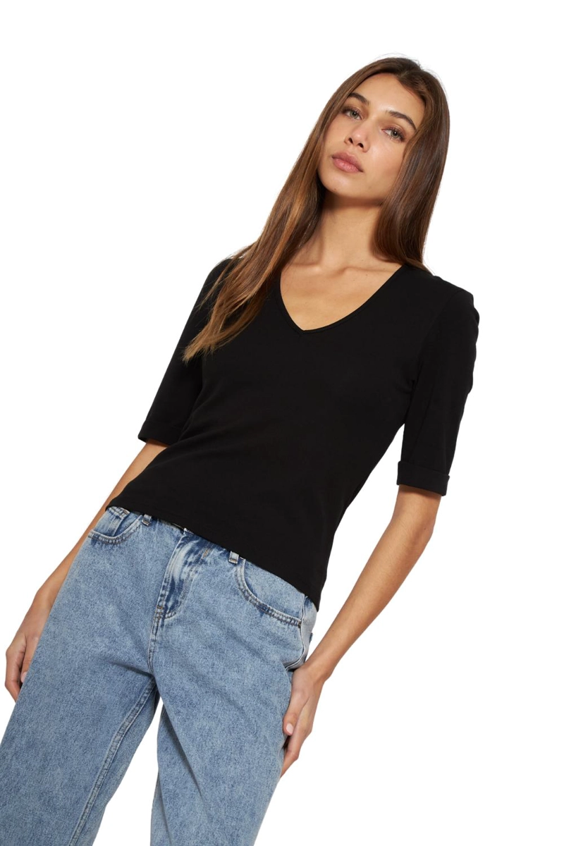 POLERA CAMI NEGRA JACINTA TIENDA - 1