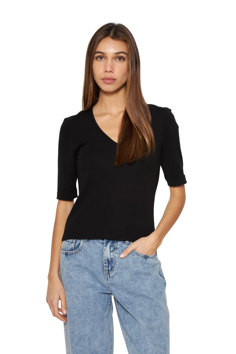 POLERA CAMI NEGRA JACINTA TIENDA - 2