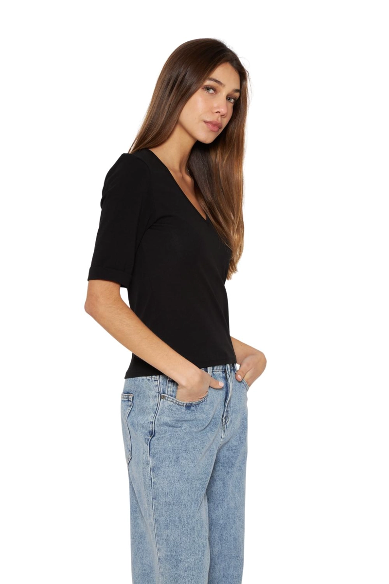 POLERA CAMI NEGRA JACINTA TIENDA - 3