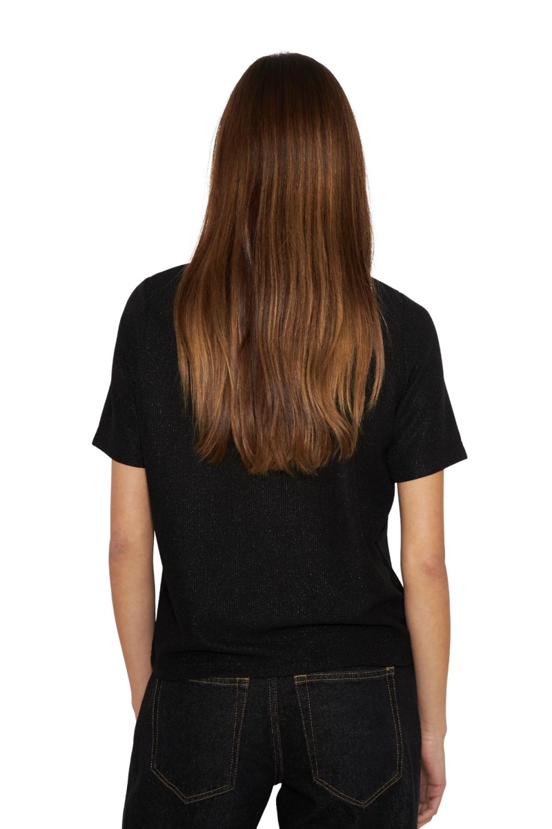 POLERA TESA NEGRA JACINTA TIENDA - 4