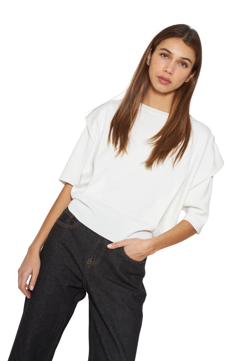POLERA MILA BLANCA JACINTA TIENDA - 1