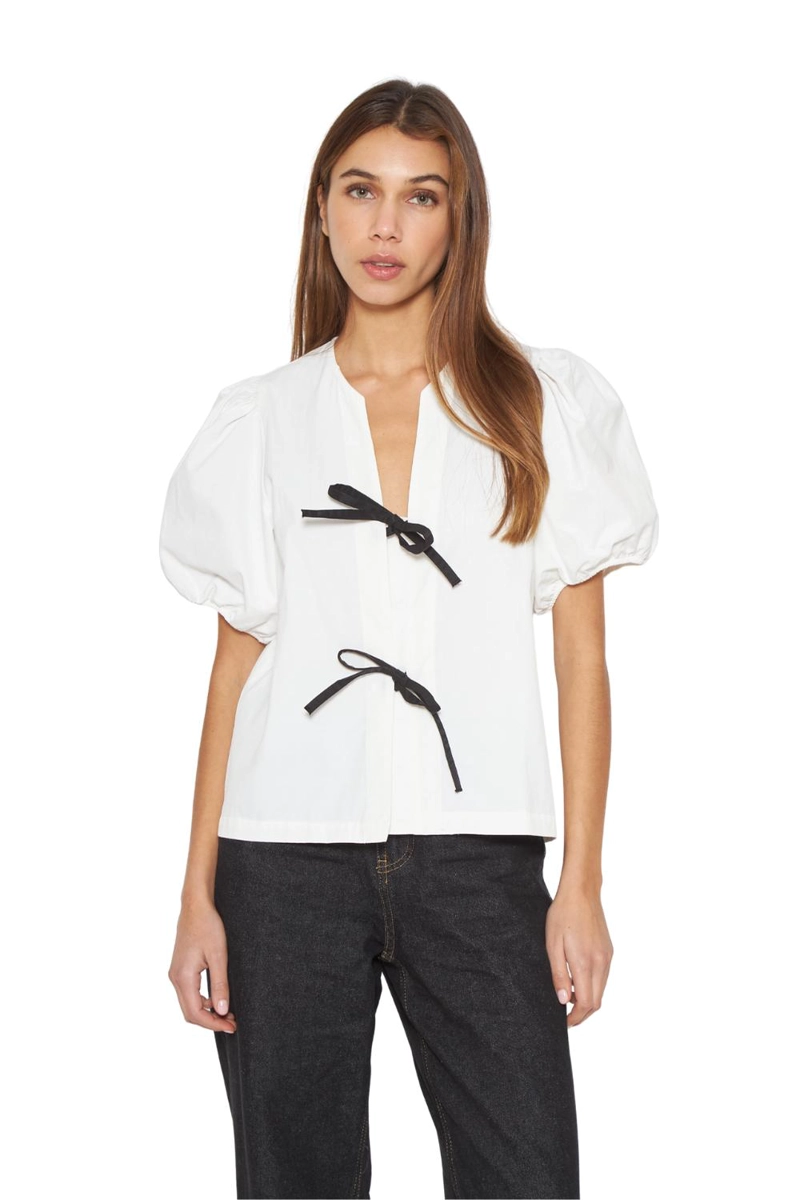 BLUSA CAMI BLANCA Y NEGRA JACINTA TIENDA - 1