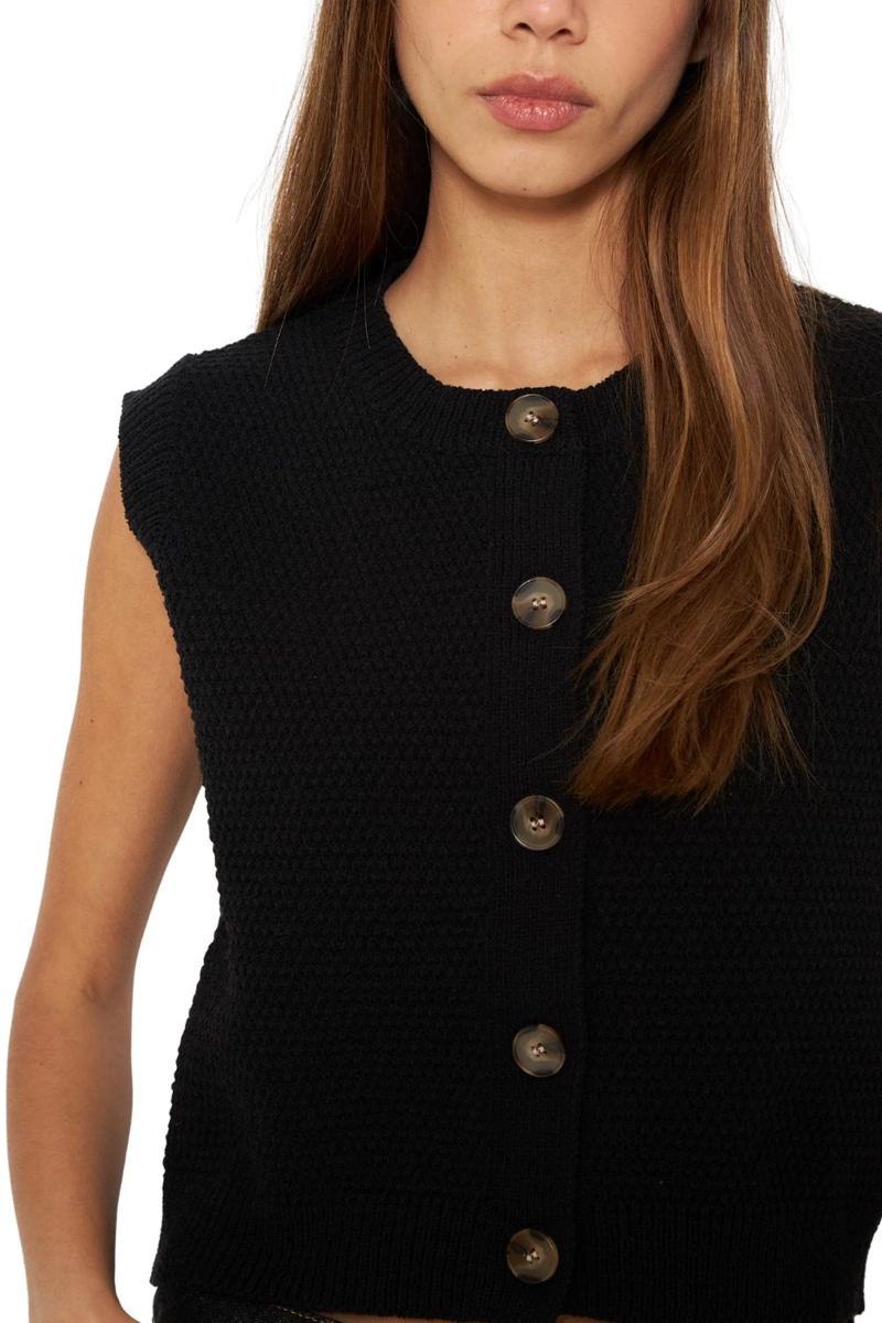 CHALECO JULIA SIN MANGAS NEGRO JACINTA TIENDA - 7