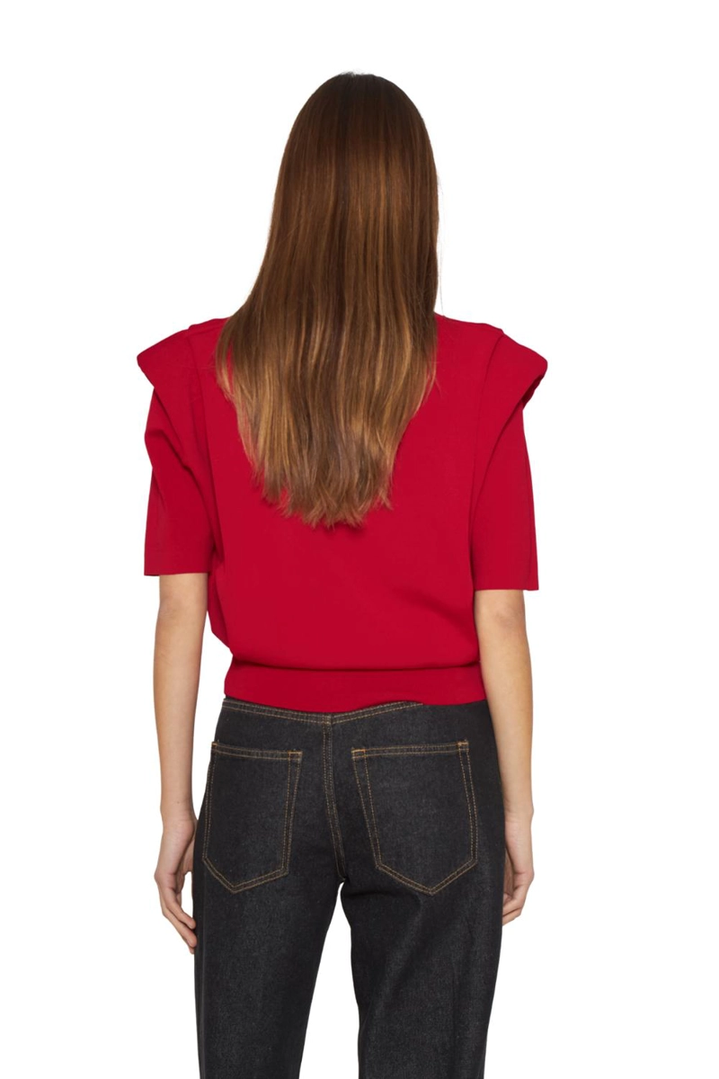 POLERA MILA ROJA JACINTA TIENDA - 5