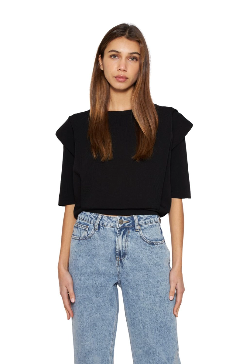 POLERA MILA NEGRA JACINTA TIENDA - 1