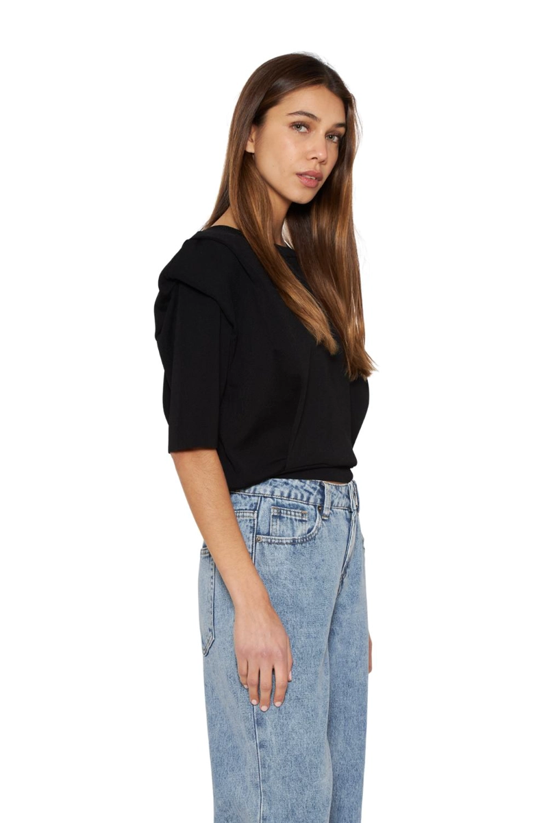POLERA MILA NEGRA JACINTA TIENDA - 3
