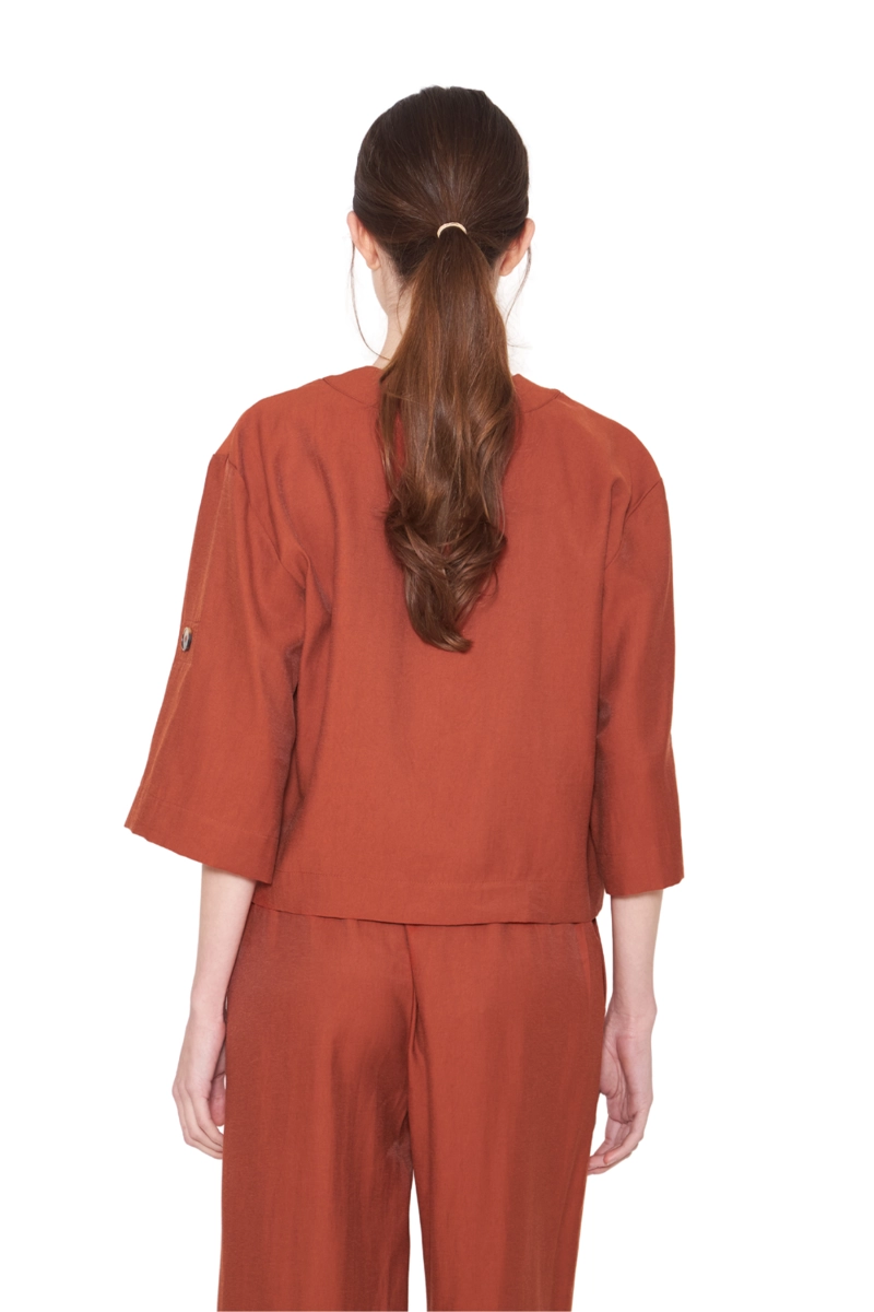 BLUSA LUZ TERRACOTA JACINTA TIENDA - 5