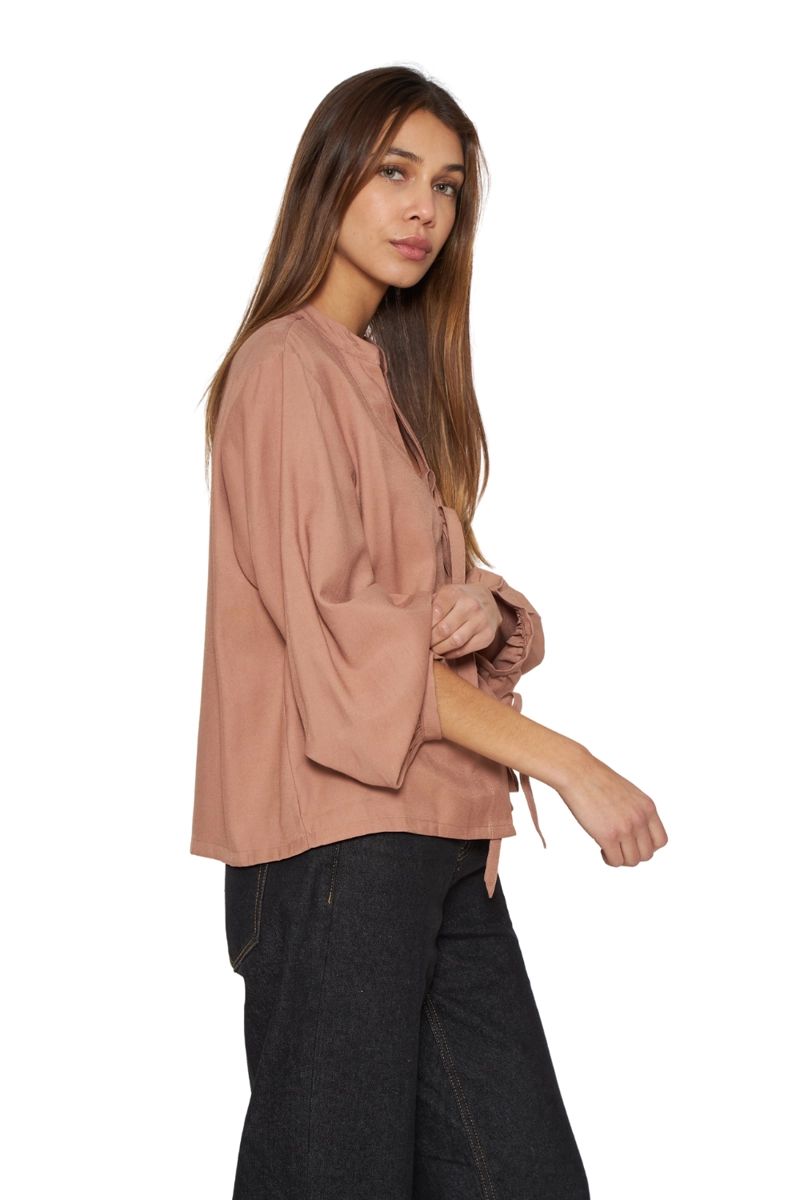 BLUSA CAMILA CAFE JACINTA TIENDA - 4